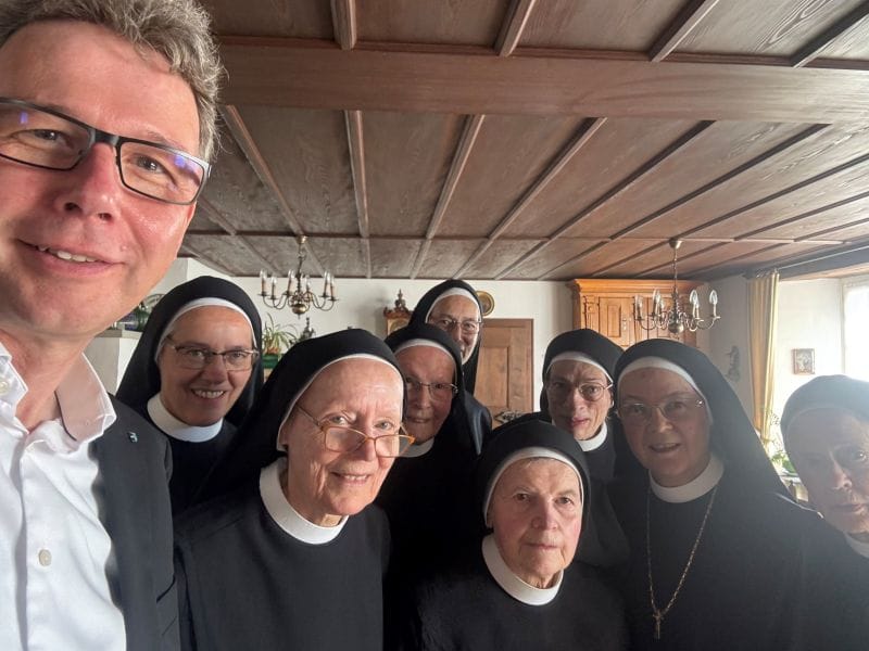 Landammann-Stammtisch für einmal in einem Kloster