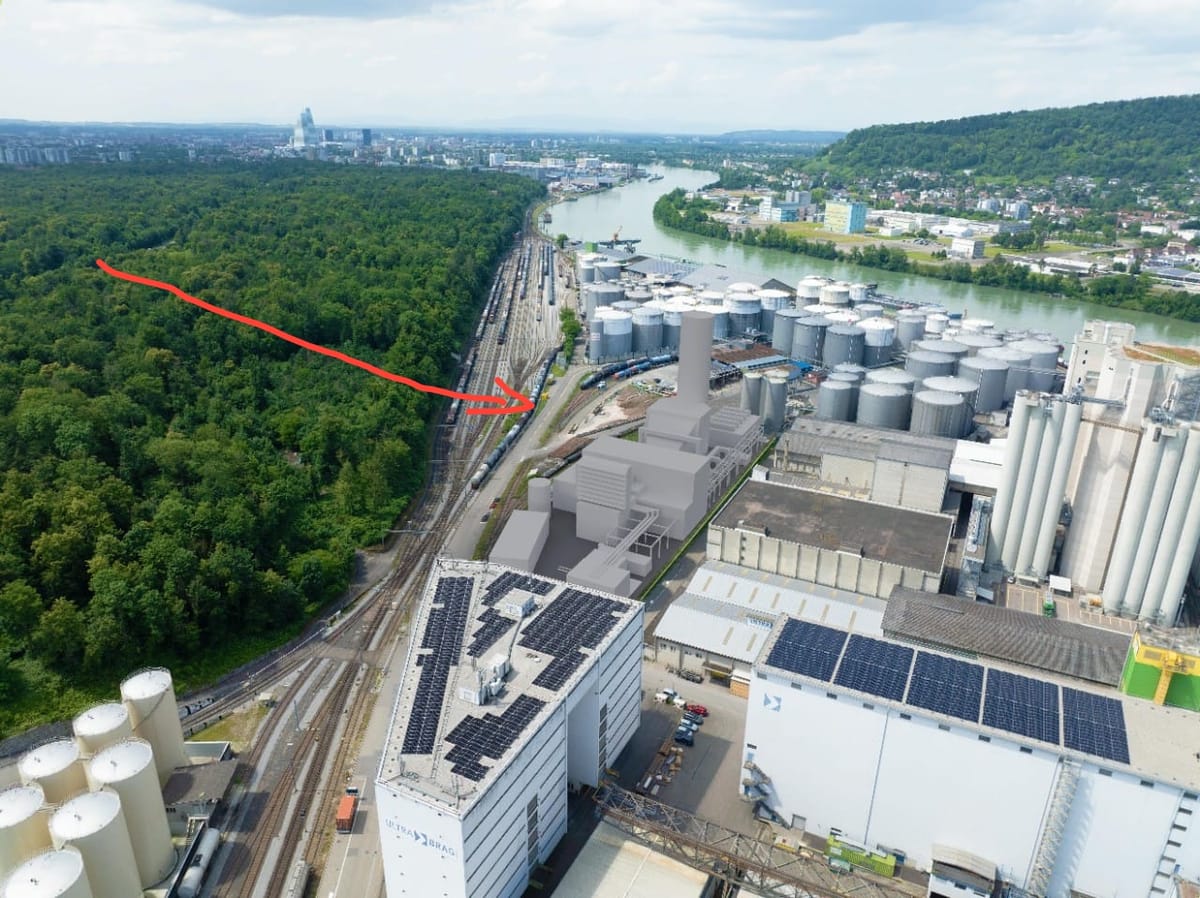 Das grösste Reservekraftwerk  soll in Muttenz entstehen - ein Axpo-Projekt