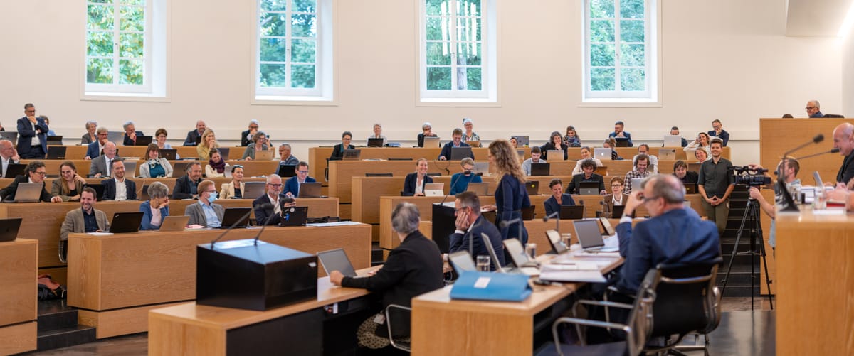 Grosser Rat: 221,6 Millionen Franken für die neue Kanti Stein inklusive Übergangslösung - Kürzung bei Kunst am Bau