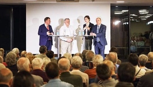 Podium in Villmergen zum neusten EU-Vertragspaket mit Chefunterhändler Franzen