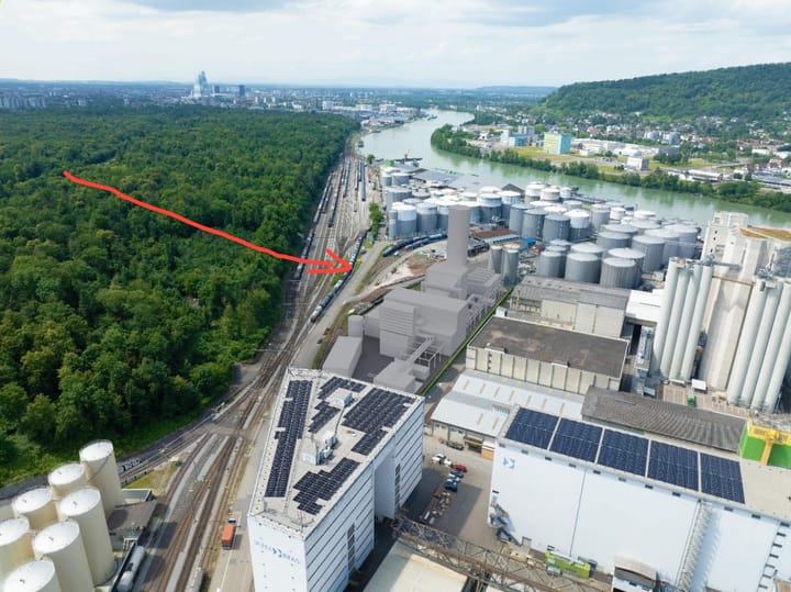 Das grösste Reservekraftwerk  soll in Muttenz entstehen - ein Axpo-Projekt