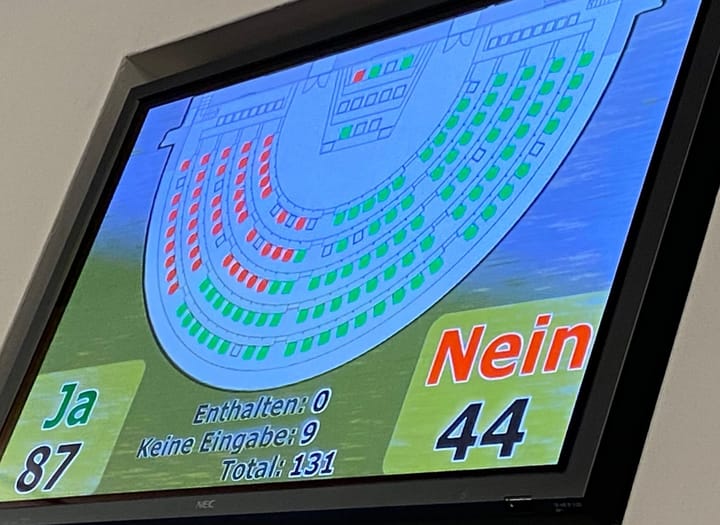 Grosser Rat schickt Standesinitiative für verstärkte Grenzkontrollen nach Bern