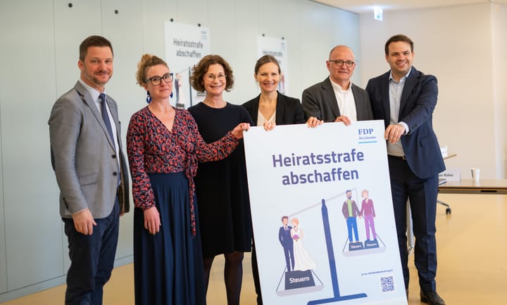 Komitee aus FDP, SP, Grünen, GLP, AIHK und Städteverband für Individualbesteuerung